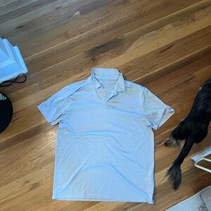 Old Navy Gray Polo Shirt Classic Design